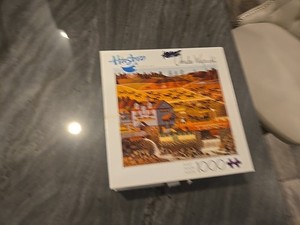 Charles Wysocki Foxy Fox Outfoxes The Foxhunters! 1000 P Puzzle Complete Hasbro