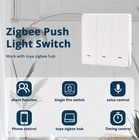 ZigBee3.0 Smart Switch 3 Gang Wireless Scene Switch Moes