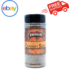 Gourmet Caraway Seeds 7 oz by Its Delish Medium Jar Bold Flavor Premium Spice