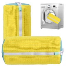 Shoe Washing Bag 2 Pack for Washing Machine – Fits Sneakers, Running Shoes, S...