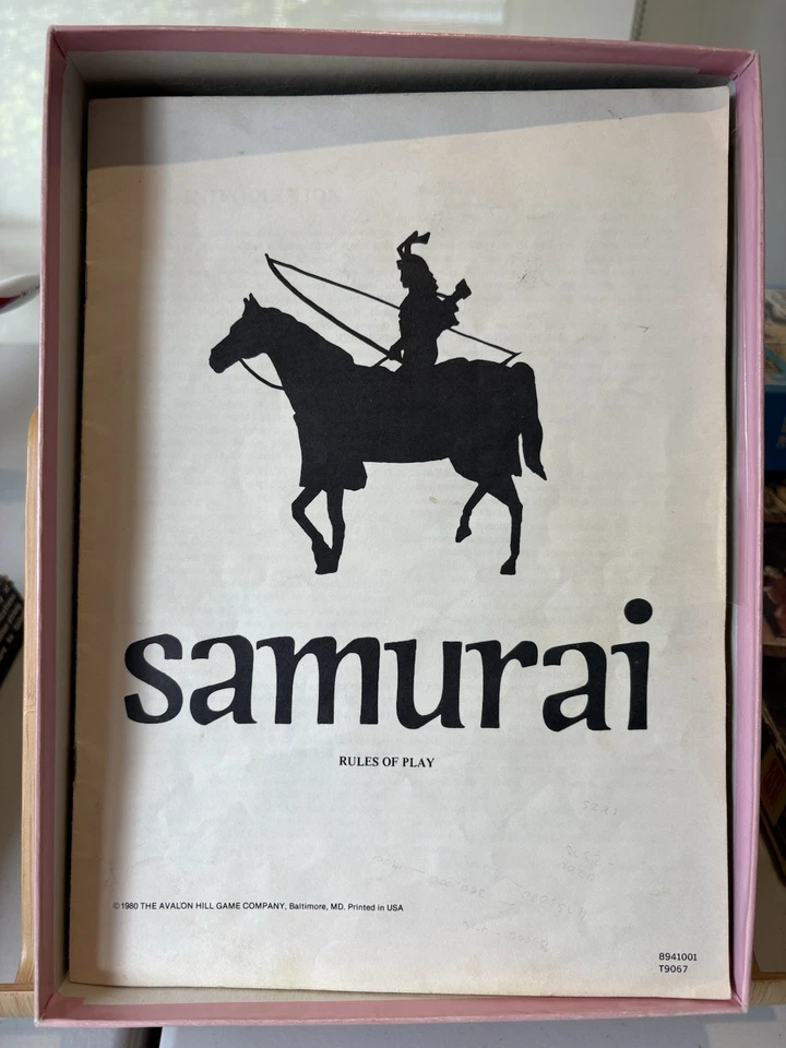 SAMURAI GAME Vintage AVALON HILL 1980 SAMURAI GAME OF POLITICS & WARFARE JAPAN - image 3 of 4