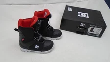 DC SCOUT YOUTH SNOWBOARD BOOTS (2023) SIZE 4 BLACK / RED ADB0100009