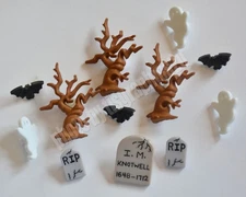 Scare Up Some Fun / Dress It Up Halloween Embellishments / Ghosts ~ Tombstones