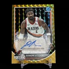 2025-26 Bowman - Chrome Autographs Deandre Ayton #BCA-DA Gold Geometric...