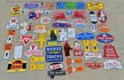 Lot of 50 Porcelain Enamel Signs – Mixed Designs, Vintage Style, single sided
