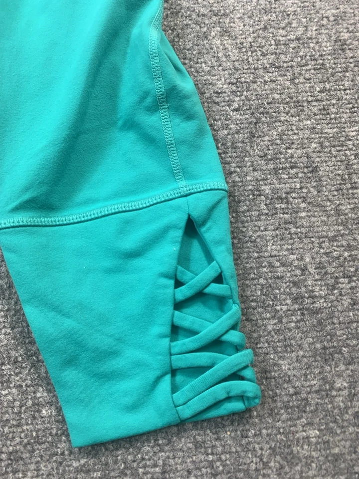 PrAna Leggings Mujer Pequeños Verde Capri Elastizados Ligeros Activos Foto 3 de 4