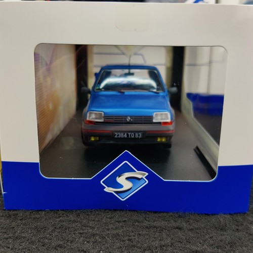 VOITURE SOLIDO RENAULT 5 GT TURBO MK1 BLEU ALPINE 1985 1:18 NEUF BOITE S1810004 - Photo 4/17