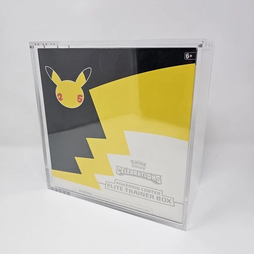 Pokemon Center Celebration Elite Trainer Box Acrylic Case With Magnetic Lid