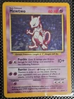 Mewtwo 10/102 Base Set Holo Rare 60 HP 1999 English Ken Sugimori