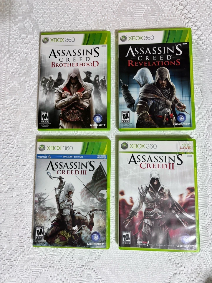 Assassin’s Creed Xbox 360 Lot - II, Brotherhood, Revelations, III - Ubisoft Set - Image 4 of 4