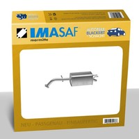 Imasaf Auspuff Endtopf FüR Opel Karl 1.0 + 1.0 Lpg 2015-03/2019 | + ZubehöR