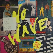 Various Artists No Wave Compilation Clear Vinyl Record VG/G+ AMLE68505 1978 