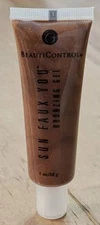 New BeautiControl Sun Faux You Bronzing Gel Liquid 1 Oz