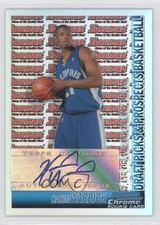 2005-06 Bowman Draft Chrome Refractor 38/50 Hakim Warrick #158 Auto gp3