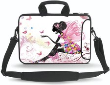 14 15 15.4 15.6 inch Messenger Bag Carrying Case Sleeve with Handle Accessory...