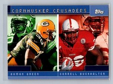 2001 Topps Combos Cornhusker Crusaders (Ahman Green / Correll Buckhalter) #TC16
