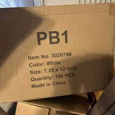 100 POLY BUBBLE MAILERS SHIP MAILING PADDED BAGS ENV. SELF SEAL 7.25 x 12 inches