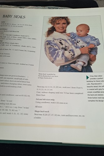 Vintage 1989 WWF Knitting Wildlife By Ruth Herring/Karen Manners Good Inside. - Foto 3 di 16