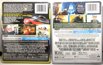 The Italian Job 4K+Blu-ray+Digital / Shooter 4K (2x Mark Wahlberg  