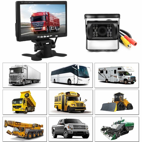 for RVs Truck Trailer IR Reverse Camera and 7" HD Monitor Parking Rear View Kit - Picture 4 of 23