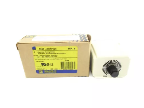 SQUARE D 9050JCK13V20 SER. B 110/120V 10A 0.6-60S NSMP