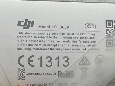 DJI PHANTOM 3 PROFESSIONAL DRONE GL300B with W323A Aircraft F/2.8