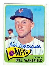 Bill Wakefield autographed Baseball Card (New York Mets) 1965 Topps #167