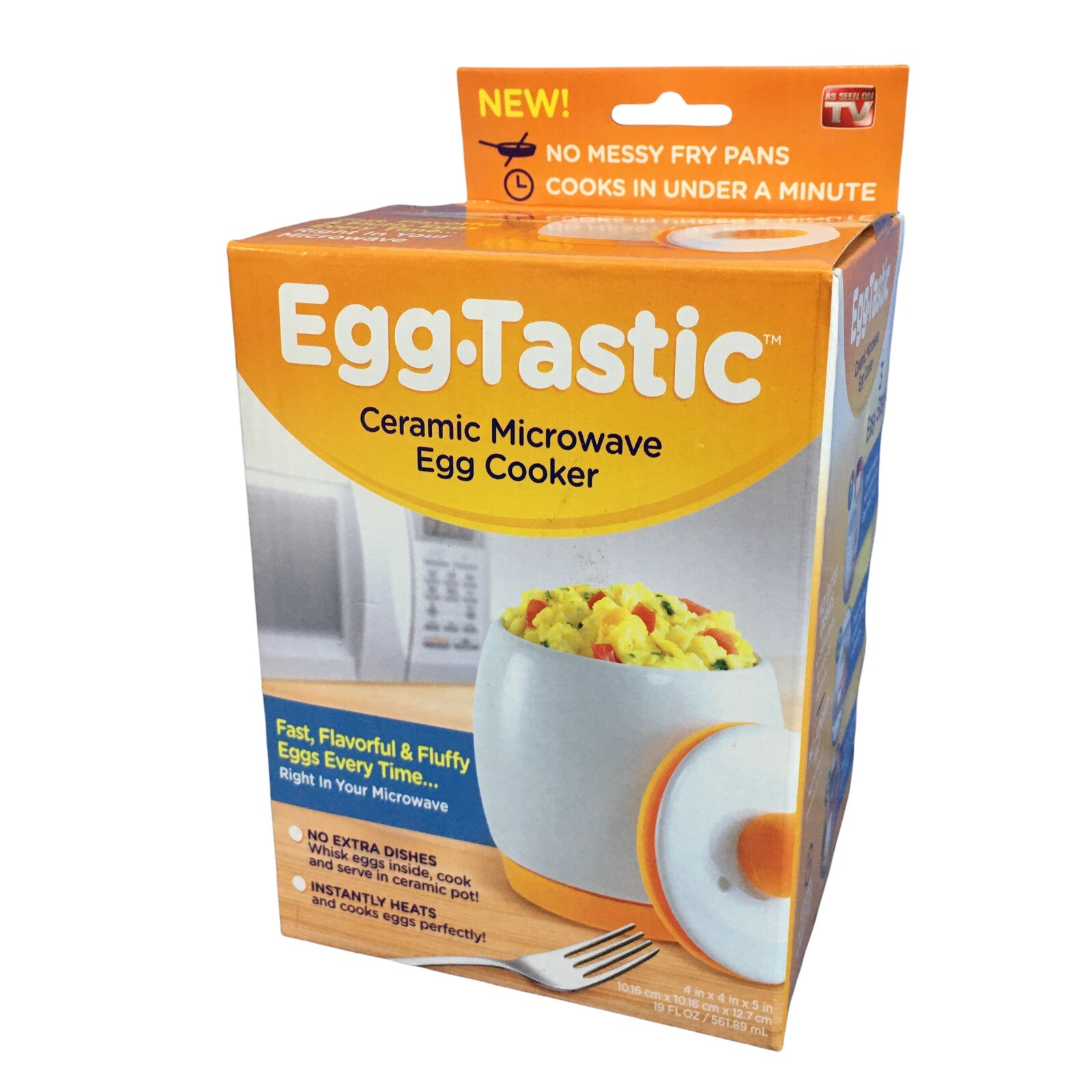 EggTastic Ceramic Microwave Egg Cooker AS SEEN ON TV! New! eBay