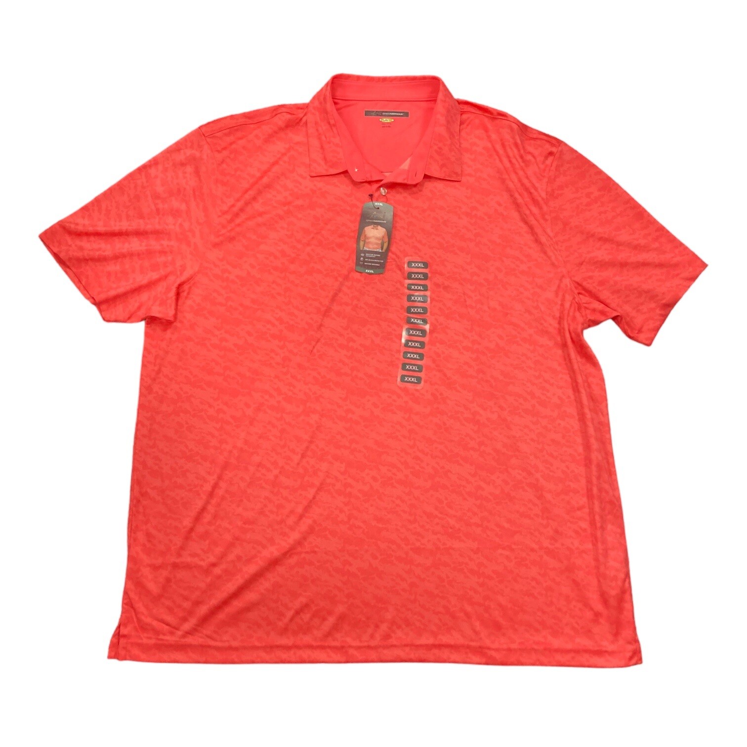 Мужская легкая влагоотталкивающая рубашка поло с коротким рукавом Greg Norman Mens UPF 30+