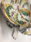 RARE Vintage Standing Clown Candy Dish with Gold Buttons Porcelain Hand Painted — photo 7