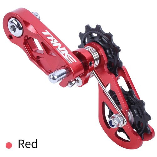 MTB Dirt Jump Single Speed Chain Tensioner & Chain Guide - CNC Machined Pulley - Picture 11 of 11