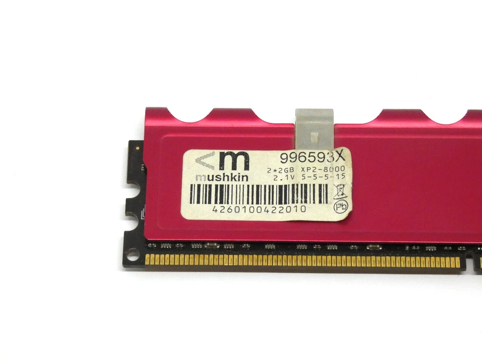 MUSHKIN REDLINE 2GB DDR2 XP2-8000 RAM DDR2 5-5-5-15 DDR2-1000 - Image 3 of 3