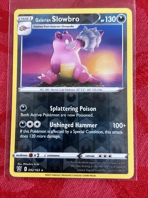 galarian slowbro pokemon card value Amazon.com: - 117/091 Paldean Fates Weakness Fighting 2 Resistance None None Retreat Cost Slowbro | Pokmon Cards and