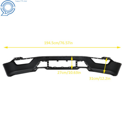 fhxn_1235★ Without Sensor Hole Steel Front Bumper For 2021 2022 2023
