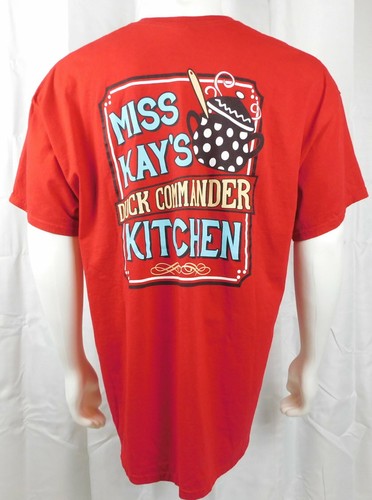 Miss Kay's Duck Commander Kitchen Men's T-Shirt Duck Dynasty Red Size XXL 2XL - Picture 1 of 7