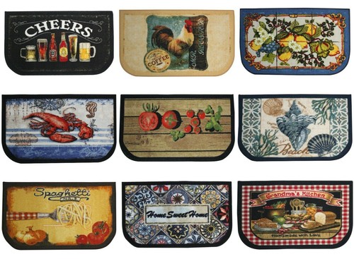 Kitchen Area Rugs Floor Mat Carpet Home Decor Fun Prints 18x30, 20x40 & Sets - Picture 2 of 49