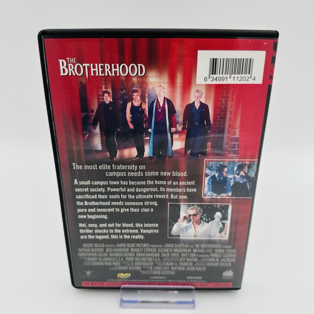The Brotherhood (DVD, 2006, Widescreen) 2001 Vampire Movie