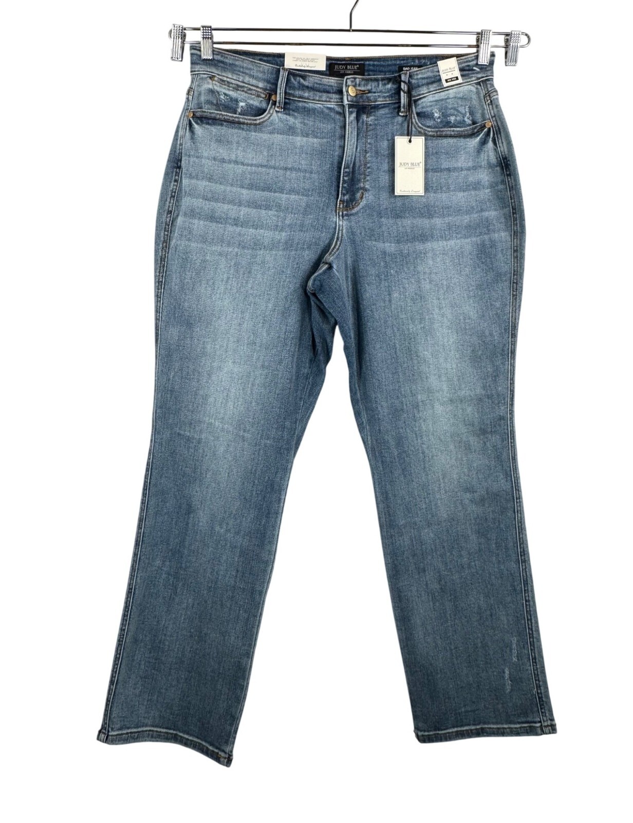 Judy Blue Curvy No Joke Dad jeans distressed stretchy boho sz 16W