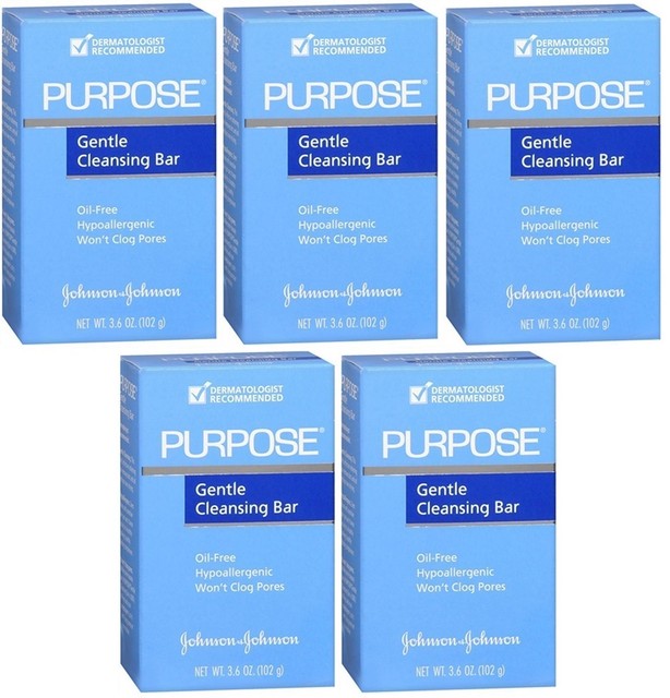 5 Pack Purpose Gentle Cleansing Face Bar 3.6 Oz eBay