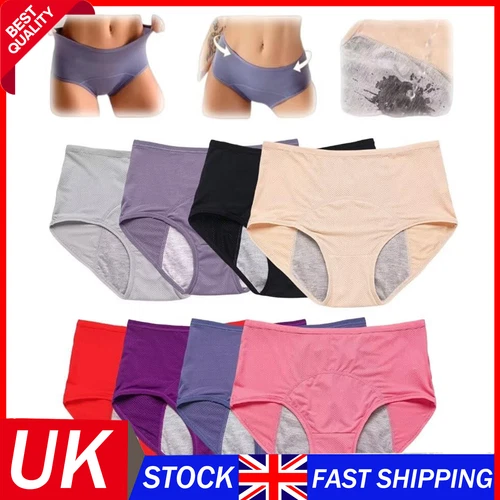8Pcs Everdries Leakproof Underwear Women Incontinence Leak Proof Protective Pant