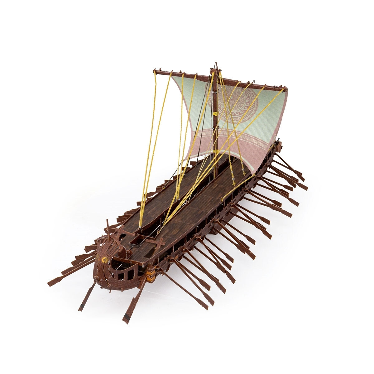 Fascinations Premium Series ICONX GREEK TRIREME Warship Metal Earth 3D Model Kit