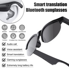 Smart Glasses, Bluetooth Call  Music Sunglasses Open Ear Headset w/Translation