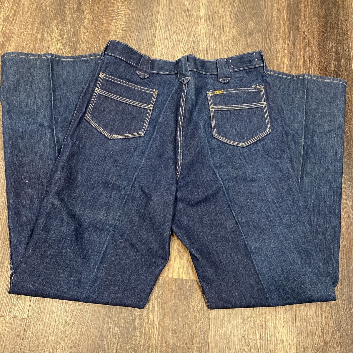 Vintage 70s Lee Jeans Denim Talon Zipper Union Made Size Vintage 70s Lee Jeans Denim Talon Zipper Union Made Size