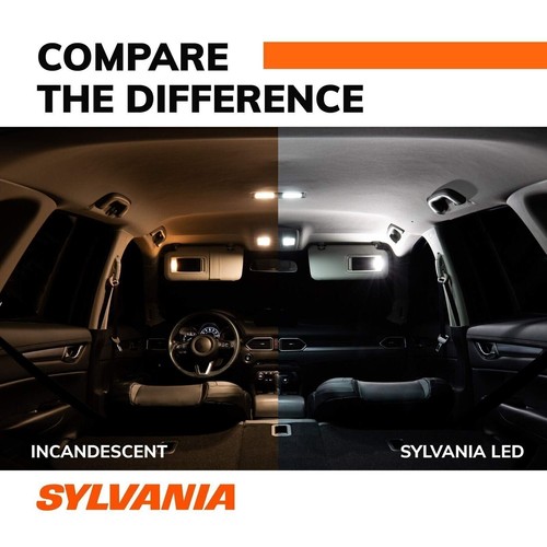 SYLVANIA - 7506 LED White Mini Bulb - Bright LED Bulb, Ideal for Daytime Running - 第 6/9 張圖片