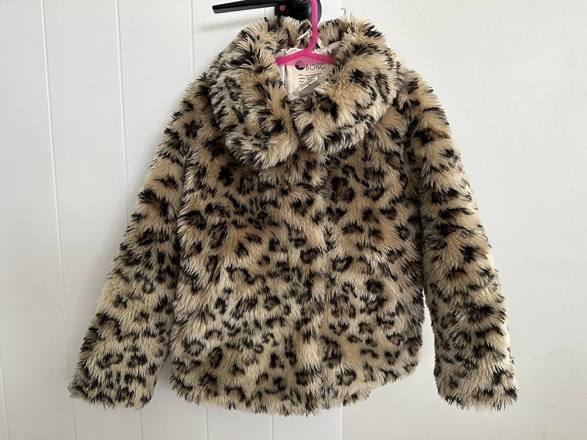 Billabong girls xs 5 6 Years leopard print jacket eBay