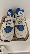 NIKE AIR huarache 2004 blue white black  12 uk 13 usa used 