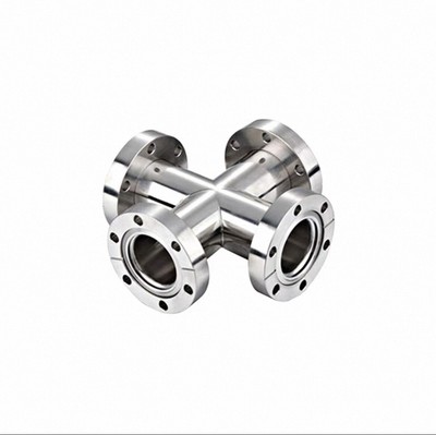CF vacuum flange four-way (all loose flanges) 304 stainless steel