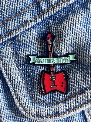 Adventure Time - Marceline Guitar  Everything Stays  Enamel Pin