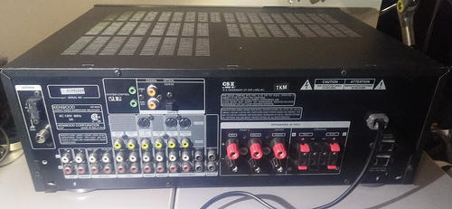 KENWOOD VR-6050 500 Watt AV RECEIVER DOLBY DIGITAL for parts or repair - Picture 7 of 13