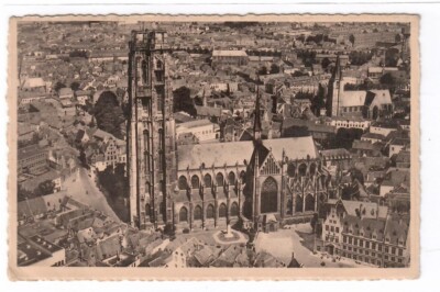 M8 - Mechelen Cathedral of St Romebaut Aerial View 1953